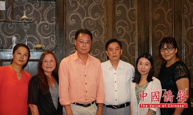 美国福建商会欢迎慈善的力量摄制组访纽约