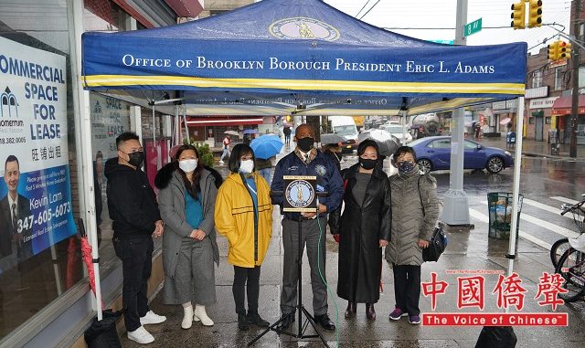 布碌仑区长拨款八大道商店设监控新闻发布会
